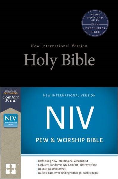 Buy your copy of the NIV Pew and Worship Bible, Hardcover, Black in the FaithGateway Store where you'll enjoy low prices every day