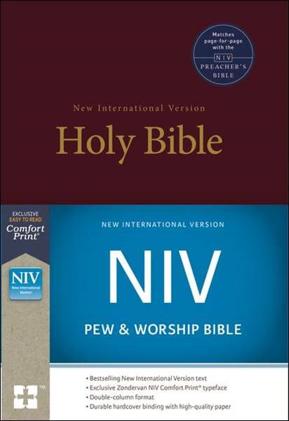 Buy your copy of the NIV Pew and Worship Bible, Hardcover, Burgundy in the FaithGateway Store where you'll enjoy low prices every day